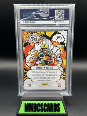 2025 Panini Donruss - Bomb Squad Matthew Golden #BS-MGN (RC)