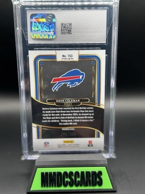2024 Panini Select - Premier Level Keon Coleman #153 Orange Shock Prizm /399...