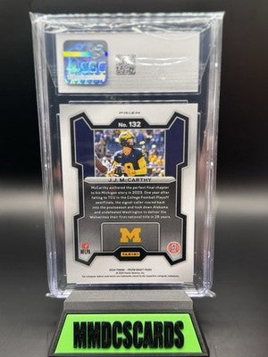 2024 Panini Prizm Draft Picks - J.J. McCarthy #132 Silver Prizm (RC)