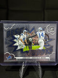 2025 Donruss Optic #9 Jared Goff/Amon-Ra St. Brown Best Tuddys